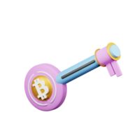 bitcoin 3d icône pack png