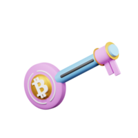 bitcoin 3d ikon packa png