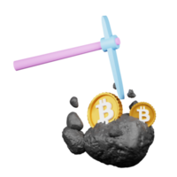 bitcoin 3d icon pack png