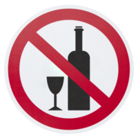 No alcohol sign png