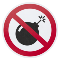 No bomb sign png