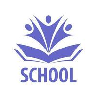 colegio y educación logo vector