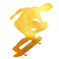 Symbol Person abspielen Skateboard png