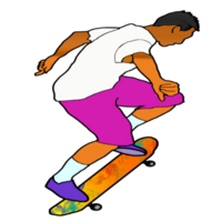 Symbol Person abspielen Skateboard png