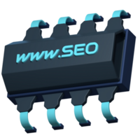 3d illustrazione SEO png