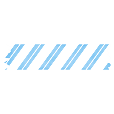 Blue Washi Tape with White Curve Line 24257042 PNG