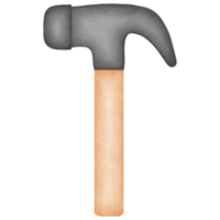 Zimmermann Hammer Aquarell Illustration png