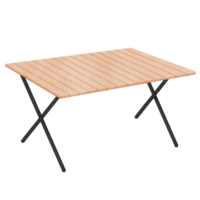 houten kamp tafel waterverf illustratie png