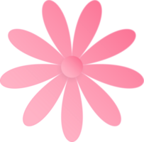 Blume, Element von Blumen- Papier schneiden. Papier Schnitt von Blume gestalten und Frühling Symbol. png