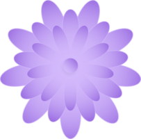 Flower, Element of floral paper cut. Paper cut of flower shape and spring symbol. png