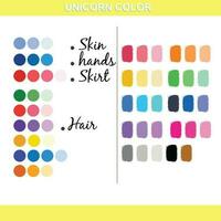 The Rise of Colorful Unicorn Coloring Pages, Cute Color vector