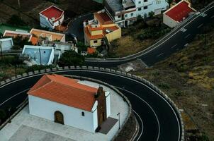 Scenic road view photo