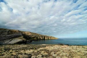 vista panorámica al mar foto