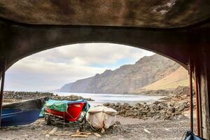 Scenic beach view photo