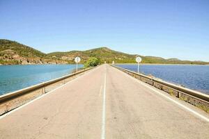 vista panorámica de la carretera foto