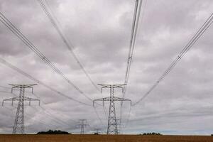 Electricity power pylon photo