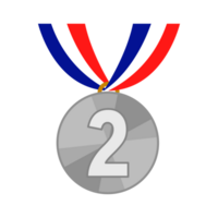 2 ° premio argento medaglia png