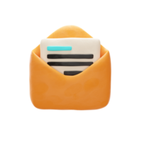 3d enveloppe courrier png