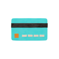 3d débito crédito tarjeta pago dinero png