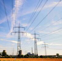 torre de energía eléctrica foto