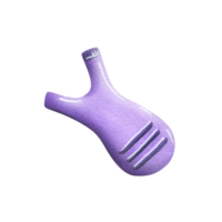 Applicator for lamination and biowave eyelashes, lilac, Hand-drawn watercolor illustration. Isolated object. Equipment for the master of lamination and eyelash extension. png