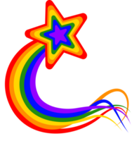 rainbow colors pride wave png