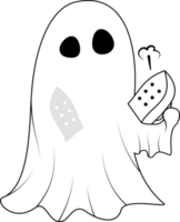 ghost cute ironing blanket png