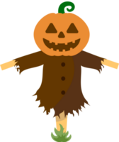 scarecrow pumpkin head png