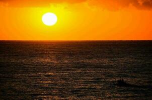 Scenic view of the ocean photo