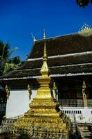 Ancient Buddhist temple in East Asia photo