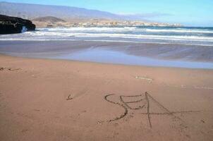 Scenic beach view photo