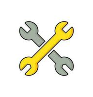 wrench icon vector