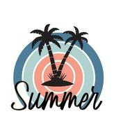 Summer t shirt template design. vector