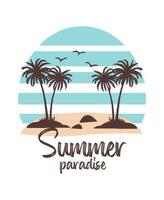 Summer t shirt template design. vector