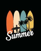 Summer t shirt template design. vector