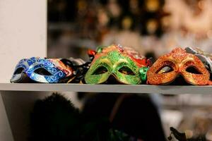 Carnival colorful masks photo