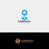 Initial G Elegant Logo Design, Initial Signature Creative Template vector