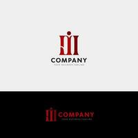 Initial J M Elegant Logo Design, Initial Signature Creative Template vector