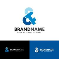 Initial 8 and symbolic Elegant Logo Design, Initial Signature Creative Template vector