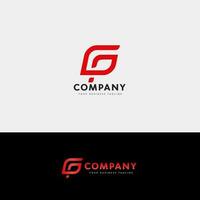 Initial G Elegant Logo Design, Initial Signature Creative Template vector