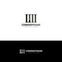 Initial L M Elegant Logo Design, Initial Signature Creative Template vector