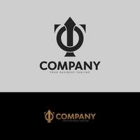 Initial T O Elegant Logo Design, Initial Signature Creative Template vector