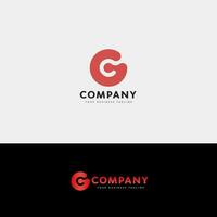 Initial G Elegant Logo Design, Initial Signature Creative Template vector