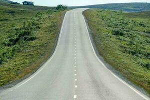 Scenic road view photo