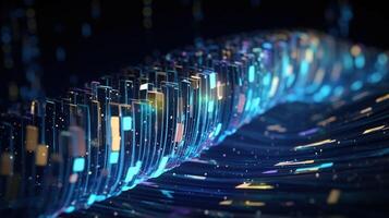 Futuristic technological background3D rendering,3D rendering of abstract technology concept. Futuristic cyberspace background,Abstract 3d rendering of data processing. Futuristic technol. photo