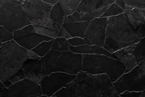 Black marble texture background pattern with high resolution. photo