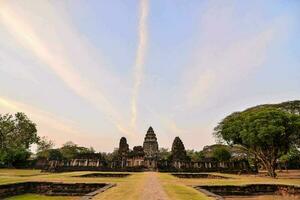 Ancient Buddhist temple in Asia photo