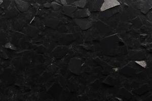 Black marble texture background pattern with high resolution. photo