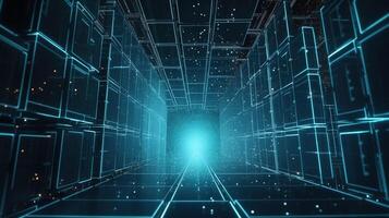Futuristic technological background3D rendering,3D rendering of abstract technology concept. Futuristic cyberspace background,Abstract 3d rendering of data processing. Futuristic technol. photo