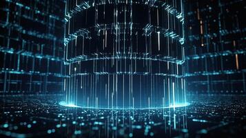 Futuristic technological background3D rendering,3D rendering of abstract technology concept. Futuristic cyberspace background,Abstract 3d rendering of data processing. Futuristic technol. photo